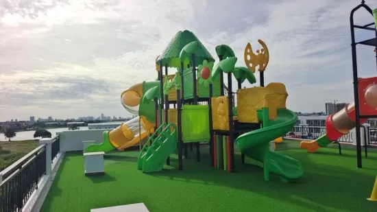 Attrezzature per parchi giochi all'aperto personalizzate Juego Infantil, grande scivolo in plastica per bambini