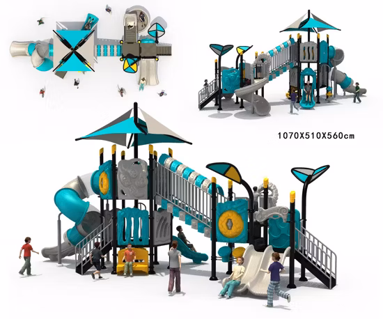 Scivolo per parco giochi all'aperto per bambini di recente lusso (TY